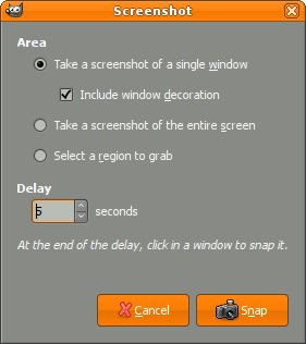 Screenshot plug-in